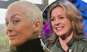Sarah Beeny shows off her growing hair amid breast cancer battle