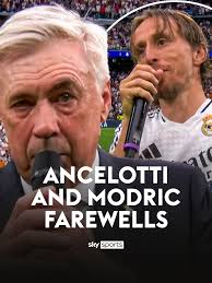 Farewell for Carlo Ancelotti and Luka Modric