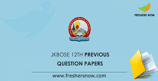 Jkbose 12th Previous Question Papers Pdf J K 12th Class
