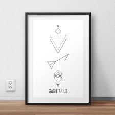 Sagittarius Print Astrology Poster Sagittarius Wall Art Etsy Sagittarius Tattoo Designs Sagittarius Tattoo Astrology Tattoo