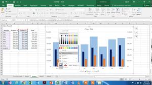 how to prepare an overlapping bar chart in excel