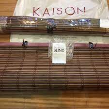 Kaison Bamboo Blind Home Furniture Home Decor On Carousell