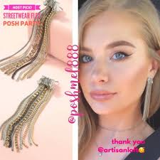 Stella & DotBowie Fringe Earrings Mixed Metal Retired