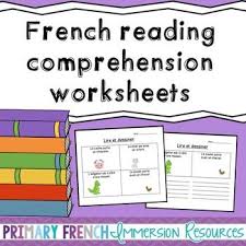 The worksheet is an assortment of 4 intriguing pursuits that will enhance your kid's. French Reading Comprehension Worksheets Grade 8 French Induced Info