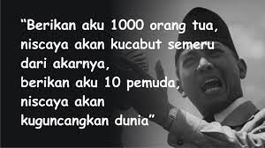Soekarno berucap 'beri aku 10 pemuda niscaya akan ku guncangkan dunia', ahli spiritual sebut. Orang Hebat Steemit