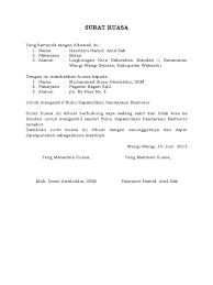 Contoh surat kuasa pengambilan bpkb. Surat Kuasa Kepemilikan Kendaraan Bermotor