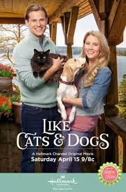 Like Cats And Dogs Is A Movie About 2 Young People Who Have Somehow Rented The Same House For 2 Weeks I Foun Hallmark Movies Christmas Movies On Tv Dog Movies