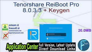 Add tip ask question comment download. Tenorshare Reiboot Pro 7 3 6 1 Activator Free Download