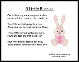 5 Bunny Chants For Preschoolers Easter Songs Easter Lessons Easter Lessons Plans