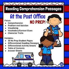 Reading Comprehension Mail Carriers Distance Learning Worksheets Reading Comprehension Differentiated Reading Passages Reading Comprehension Skills
