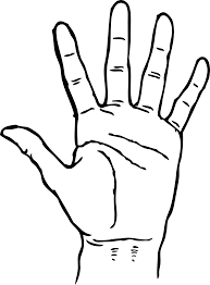 Our printable coloring pages are free and classified by theme, simply choose and print your drawing to color for hours! Best Handprint Outline 8321 Clipartion Com
