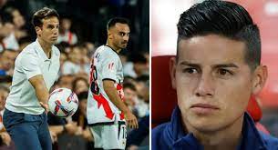 James Rodríguez no ha terminado de llegar y ya le 'armó lío a Iñigo Pérez,  técnico del Rayo Vallecano