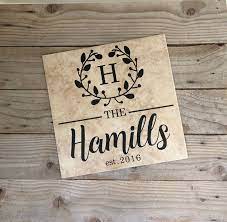 It's a great place for gift ideas and to learn a couple's interests. Custom Monogrammed Wedding Gift Wedding Gift For Heres Etsy Monogram Wedding Gift Unique Wedding Gifts Personalized Wedding Gifts