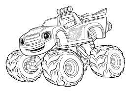 Coloriages Blaze Et Les Monster Machines Avec Aj Crusher
