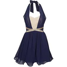 Little Mistress Cocktail Dress Party Dress Blue 89 Liked On Polyvore Robe De Soiree Bleue Robe Robe De Soiree