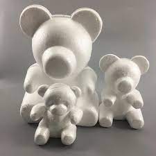 Ourson En Polystyrene 1 Piece Ours En Mousse A Faire Soi Meme Pour Noel Un Cadeau De Decoration Aliexpress