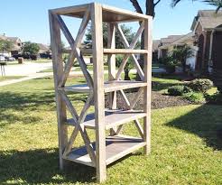 These bookcases range from cheap oak bookcases to white bookcases with doors to ensure there is something for everybody. Rustic X Tall Bookshelf Ana White
