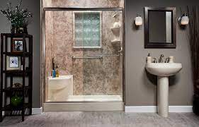 Flush mount single shelf standard: Shower Remodel Shower Renovation Remodel Shower Bath Planet