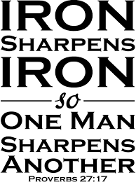 Every cook should have one at home. Amazon Com Proverbs 27 17 Iron Sharpens Iron Vinyl Wall Art Lettering Quote Bible Verse Scripture Home Kitchen