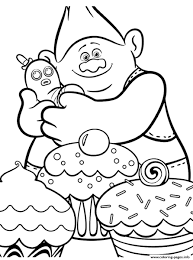 Watch us color some of your favorite troll characters such as poppy, branch, guy diamond, creek, biggie, satin and chenille. Trolls Movie Cupcakes Coloring Pages Printable