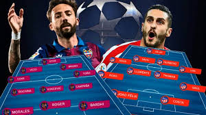 1' remate fallado por santiago arias (atlético de madrid) remate con la derecha desde fuera del área que se pierde por la izquierda. Levante Atletico De Madrid La Champions League Como Nueva Normalidad Liga Santander Hoy