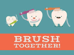 Teaching Good Dental Habits Can Be Easy Just Lead By Example Does Your Family Ever Brush Together Dental Kids Childrens Dental Health Pediatric Dentistry