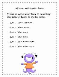 Alliteration Worksheets For Middle School Alliteration Worksheets 3rd Grade In 2020 Alliteration Poems Alliteration Kindergarten Writing