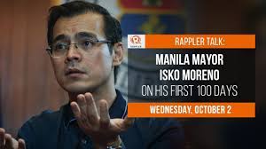 Welcome to the official facebook page of manila city mayor francisco isko moreno domagoso Rappler Talk Manila Mayor Isko Moreno On His First 100 Days In Office Youtube