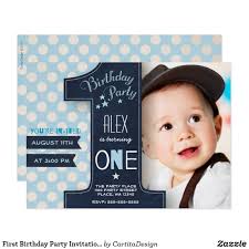 Make their day special by sending them a jacquie lawson® birthday card! Modern Blue White Dot Black Chalkboard One First Invitation Zazzle Com Baby Birthday Invitations Boy Birthday Invitations First Birthday Invitation Cards