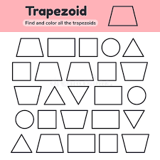 The bottom picture is identical to the top picture, it is just flipped upside down. Trapezoid Worksheet Stock Illustrations 82 Trapezoid Worksheet Stock Illustrations Vectors Clipart Dreamstime