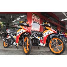 Honda genuine oem repsol left right middle cowl decal cbr125 cbr150 2011 2017. New Honda Dash 125i 125 Repsol Double Disc Injection Moped Motorcycle Otr Shopee Malaysia