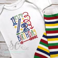 Half birthday outfit baby boy. Half Birthday Outfit Baby Boy Half Birthday Bodysuit 6 Month Birthday Boy Birthday Boys Birthday Outfits Childrens Birthday Cakes Novelty Birthday Cakes
