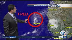 Tropical storm fred was nearing the dominican republic early wednesday, with forecasters warning that its heavy rains could cause dangerous flooding and mudslides — and saying it could have the. Tropical Storm Fred Moving Away From Cape Verde Islands Youtube