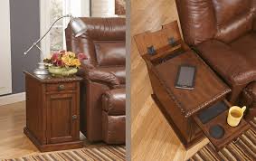 A single paper coffee cup inside the car cup holder. Multifunctional Furniture For Space Saving Storage Tech Ashley Furniture Homestore