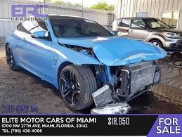 I had never been to sf auto sales and never met the manager/owner, eddie. Stock Number 329929 Vin Wbs3r9c59fk329929 2015 Bmw M4 Elite Motor Cars Of Miami 5700 Nw 27th Ave Miami Florida 33142 786 Bmw M4 2015 Bmw M4 Salvage Cars
