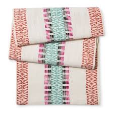 Dress Up Your Table With The Cream Stripe Table Runner From Threshold This Striped Table Runner Has A Cream Base Wit Striped Table Runner Table Runners Stripe