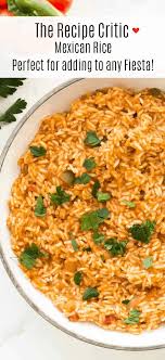 Maybe you would like to learn more about one of these? Restaurant Style Mexican Rice The Recipe Critic