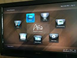 Using the mater remote you would slide the switch on the left side down to setup mode and then be able to control the tv and remove the lock. Room Services Operated With Tv Remote Picture Of Aria Resort Casino Las Vegas Tripadvisor