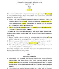 Berikut tampilan sekilas isi rancangan kontrak tersebut 5 Langkah Membuat Kontrak Kerja Karyawan Libera