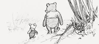 Eeyore was moved to the front chapter iv, page 71: Exhibit Of Original Drawings For Winnie The Pooh Transports You To The Sweet Sad Hundred Acre Wood Wonderland