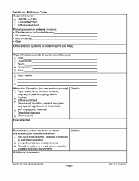 Security Incident Response Plan Template Fresh 12 Of Sans Incident Response Plan Template Report Template Security Report Incident Report Form