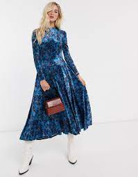We did not find results for: Free People Velvet Midi Dress In Blue Floral Blues Modesens