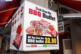 3 color set which suit for 2 pax with pork belly + seafood soup + premium kimchi or deokdeok. Korean Bbq Buffet Duk Soone Fresh Meat Store Solaris Mont Kiara