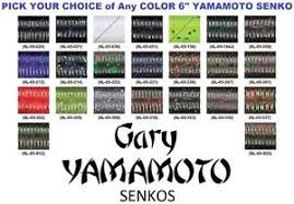 gary yamamoto senko color chart gary yamamoto senko colors