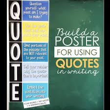 Being a hero isn't about letting others know you did the right thing, it's about you knowing you did the right thing.. Teach Students How To Use Quotations The Secondary English Coffee Shop