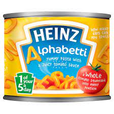 If you can't find alphabet pasta, any other small pasta will be delicious. Heinz Alphabetti Spaghetti Pasta Shapes 200 Grams