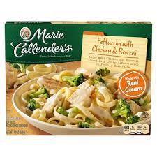 A marie callender frozen food recall has been issued following a salmonella outbreak that has sickened at least eight people. Marie Callender S Frozen Fettucini With Chicken Broccoli 13oz Chicken Broccoli Pasta With Alfredo Sauce Fettuccini