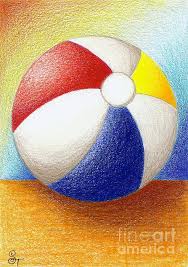 Beach Ball Drawing Ball Drawing Colorful Drawings Beach Sketches