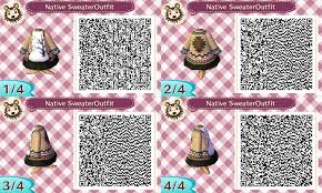 Native American Sweater Outfit Acnl Qr Code Qr Codes Animal Crossing Animal Crossing Qr Qr Codes Animals