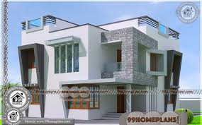 Contemporary Mansion Plans With Double Storey House Elevation Having 2 Floor 3 Total Bedroom 4 Kerala House Design Minimalist House Design House Front Design
